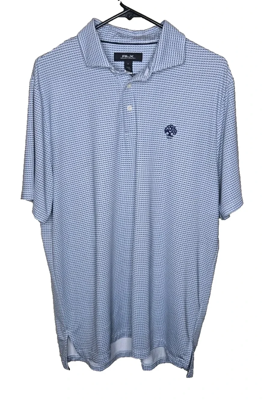RLX Ralph Lauren Performance Golf Geometric Size Medium Country Club Of DETROIT